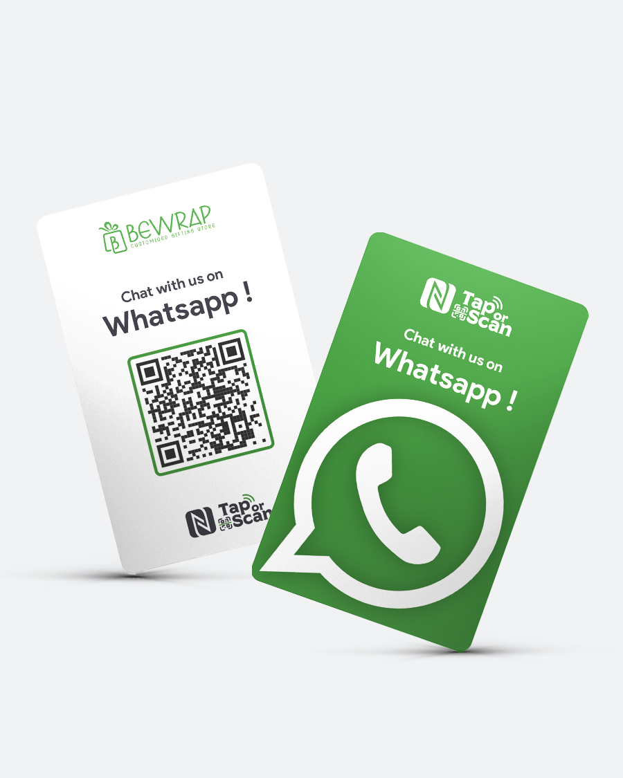 Whatsapp NFC & QR Card - Image 2