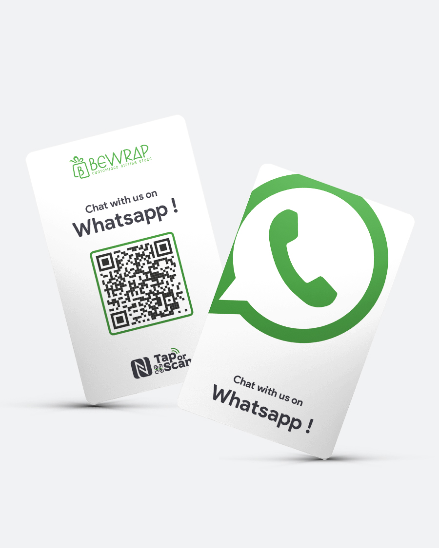 Whatsapp NFC & QR Card - Image 3
