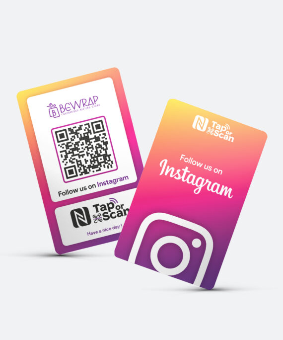 Instagram NFC & QR Card